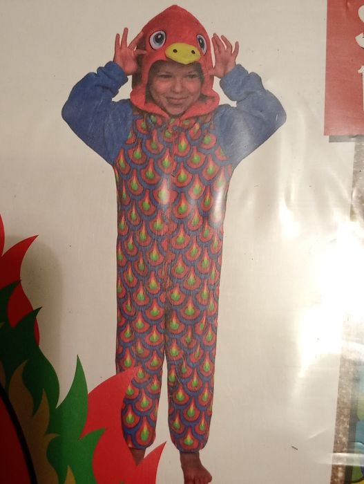 Nowa ciepła w piżamka dziecięca onesie 98/104 cm
