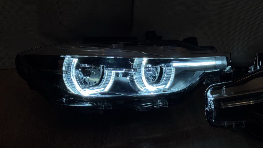 Комплект фар Full LED Shadow line Hella для BMW 3 Series F30/F31