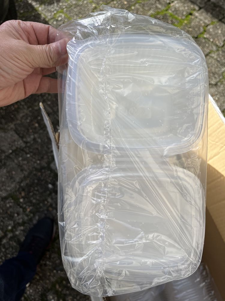 Caixas plasticas para alimentos 500 ML