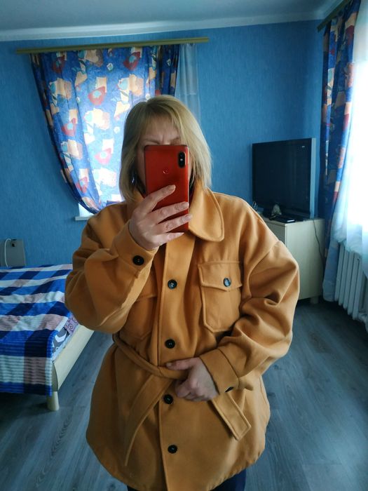 Пальто рубашка великого розміру куртка рубашка. Батал.