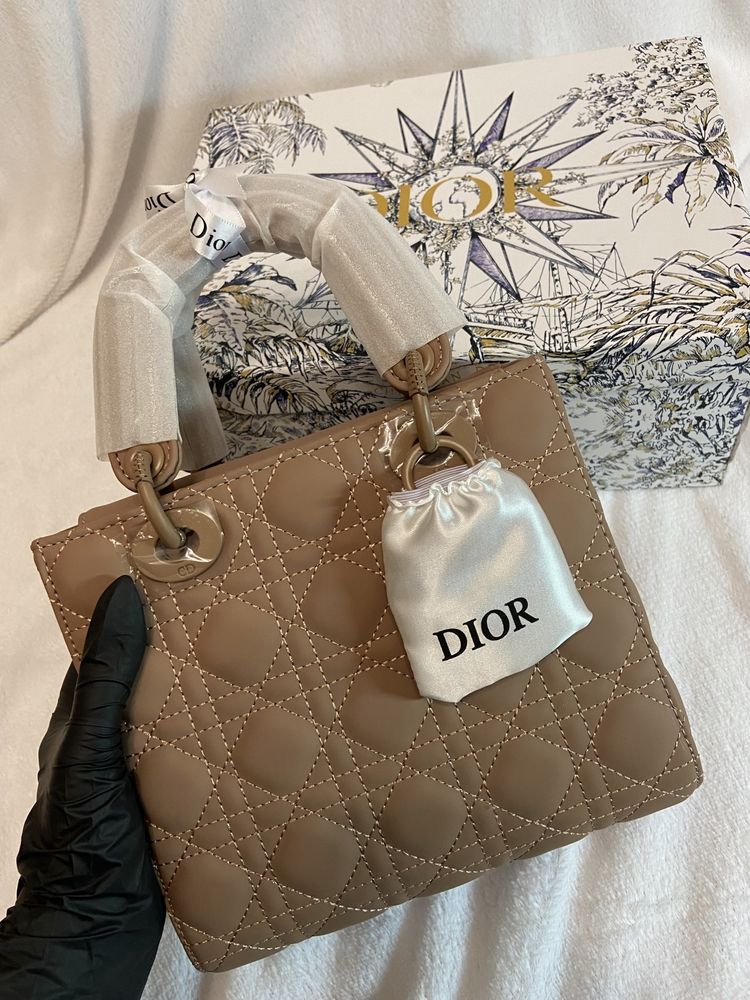 Жіноча сумка з натуральної шкіри Діор Dior