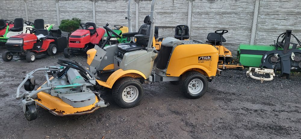 Traktorek kosiarka profesjonalna stiga titan 540d 4x4 hydraulika diese