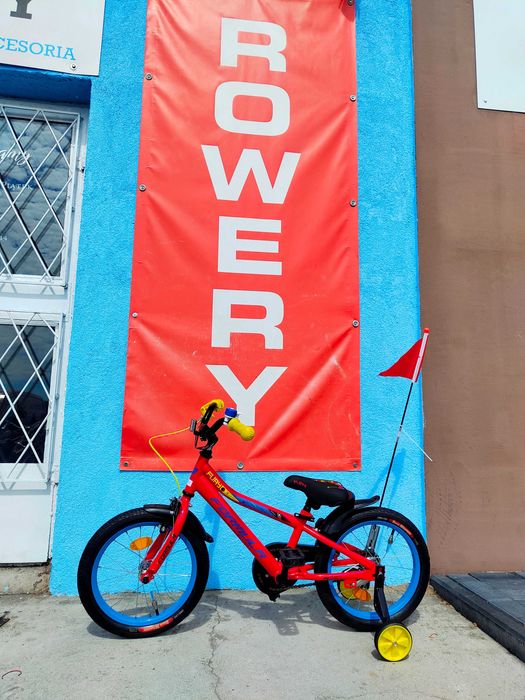 NOWY Rowerek Dziecięcy FORMULA FURY Rozmiar kół 16 cali Błotniki Kółka