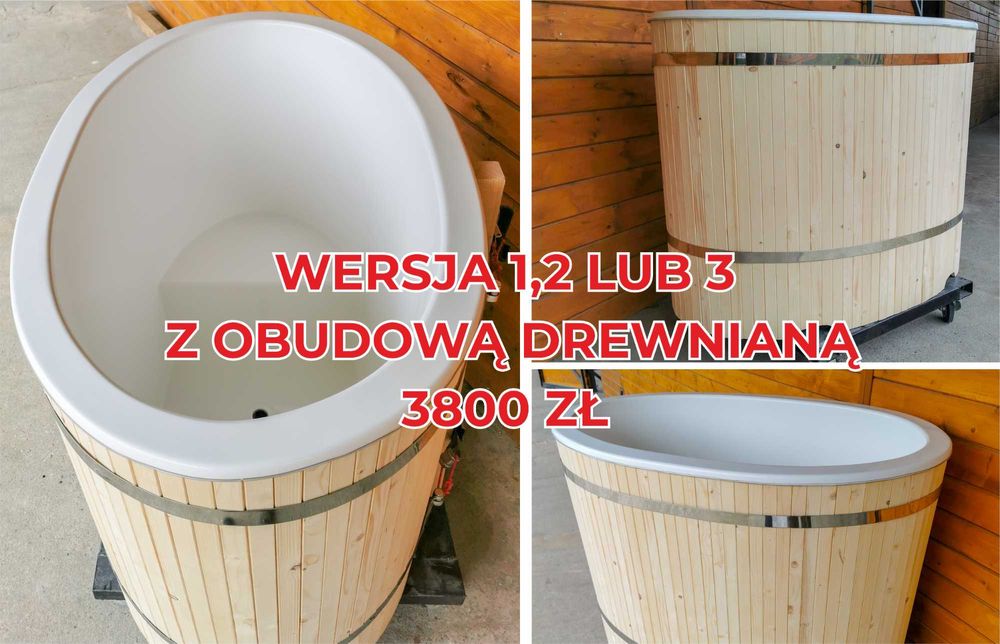 Wkład Balia beczka ogrodowa do sauny,  bania.