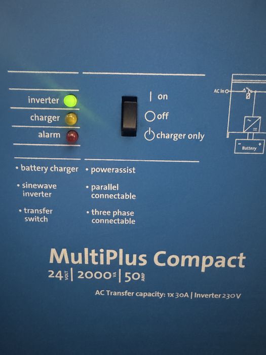Інвертор Victron Multiplus Compact 24 / 2000 / 50