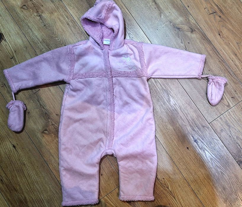 Kombinezon z rękawiczkami 74/80