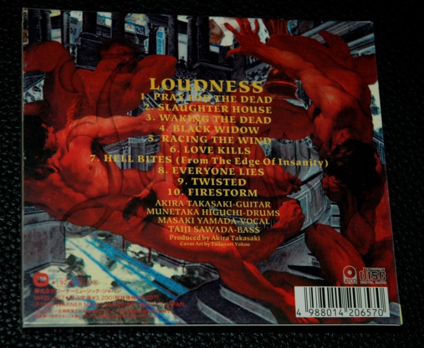 LOUDNESS - Loudness. 1992 ATCO/Warner. Japan. Limited. Kostki