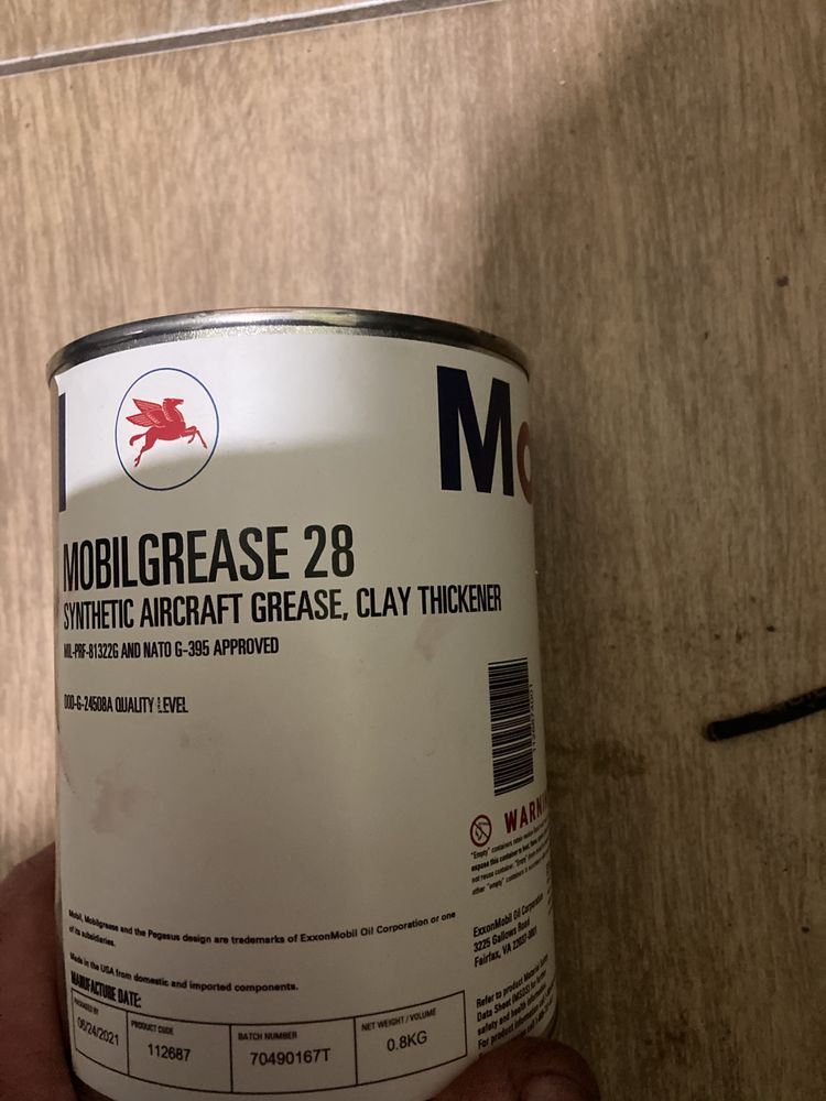 Mobilgrease 28 смазка мотор колесо