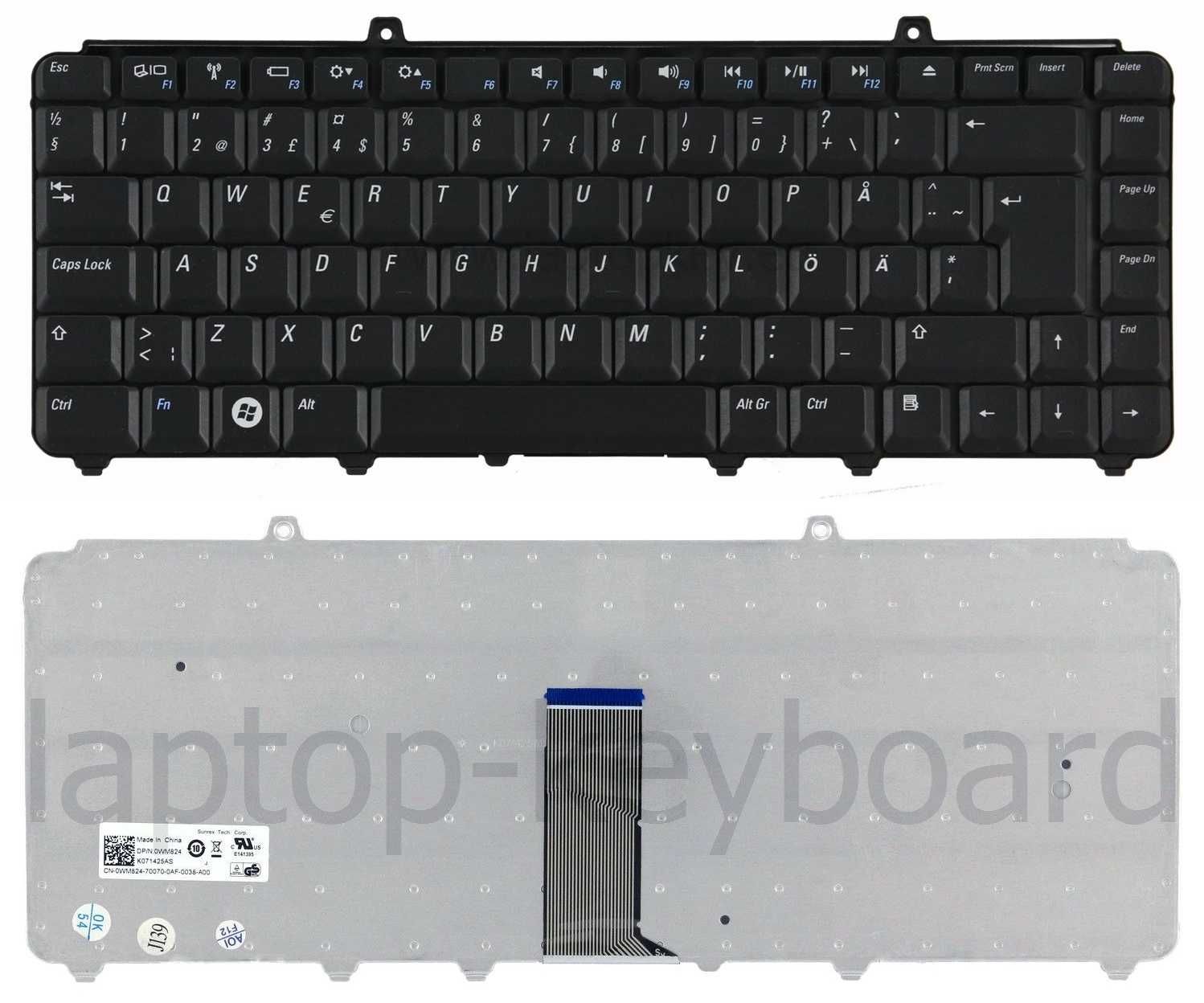 KLAWIATURA DO DELL XPS M1330 M1330H M1420 M1520 M1530 PP25L /DE38