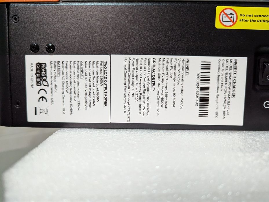 Инвертор PowMR 6.2 кВт