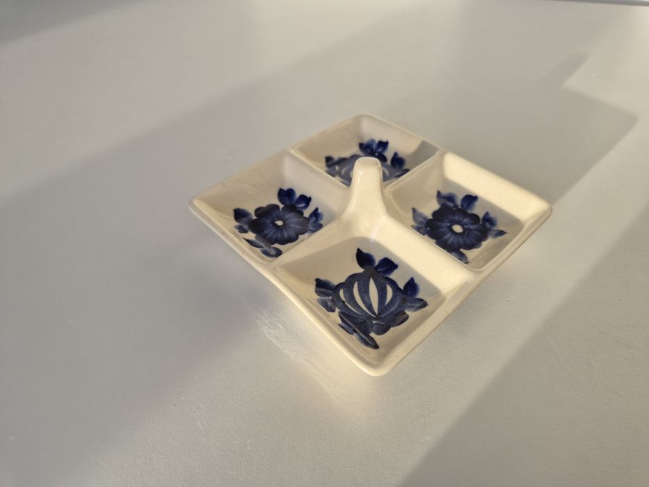 Fajans włocławek czterodzielna miseczka