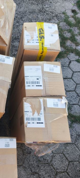 3 colchões 80x160 novos em caixa