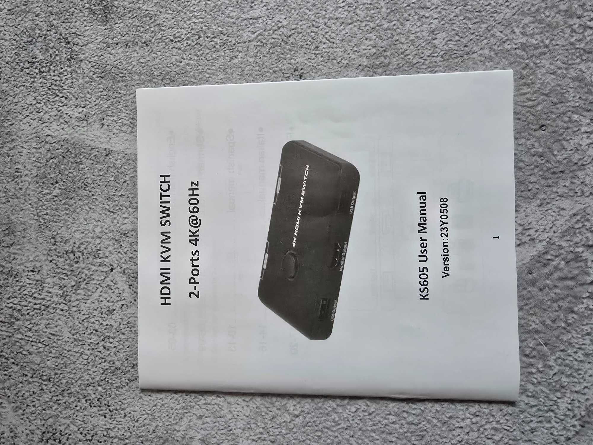 Przełącznik KVM 4K60HZ switch KVM