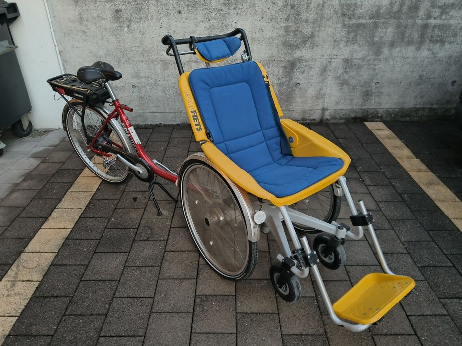 Unikalny rower elektryczny z wózkiem inwalidzkim sprawdź