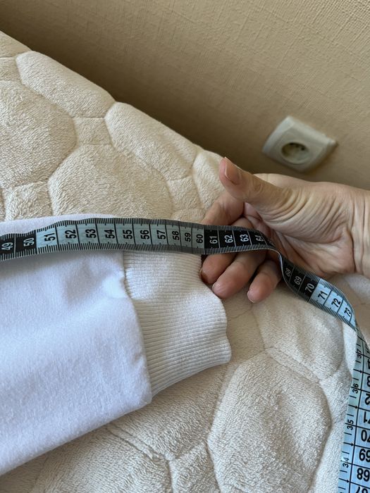 Логслів світшот чоловічий білий спортивний світер кофта роз л 48