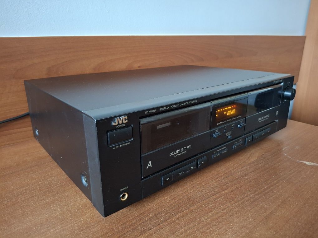 Deck JVC TD-W204 odtwarzacz kaset