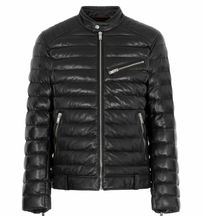 Ochnik kurtka puchowa skóra naturalna, roz.L