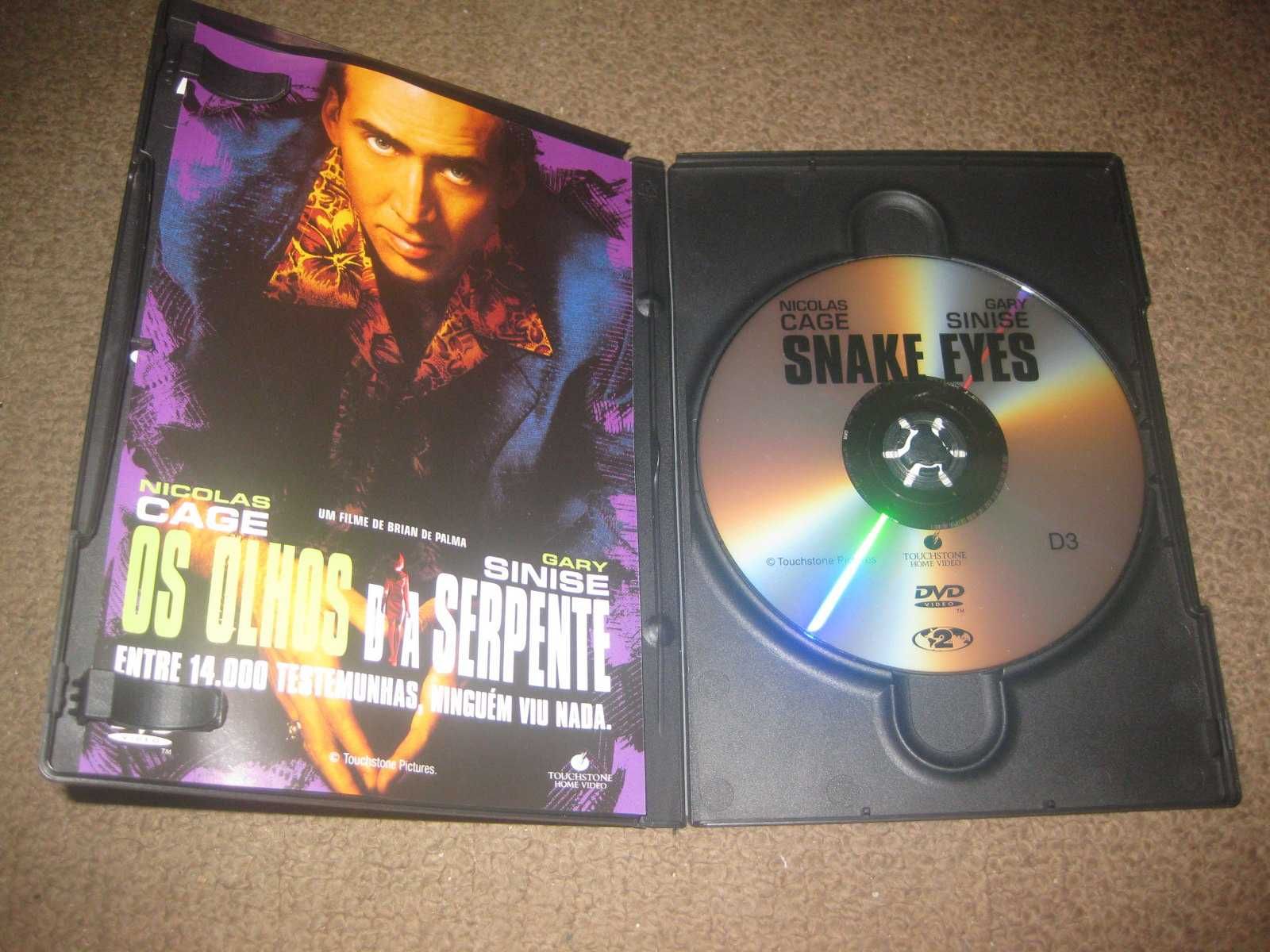 DVD "Os Olhos da Serpente" com Nicolas Cage
