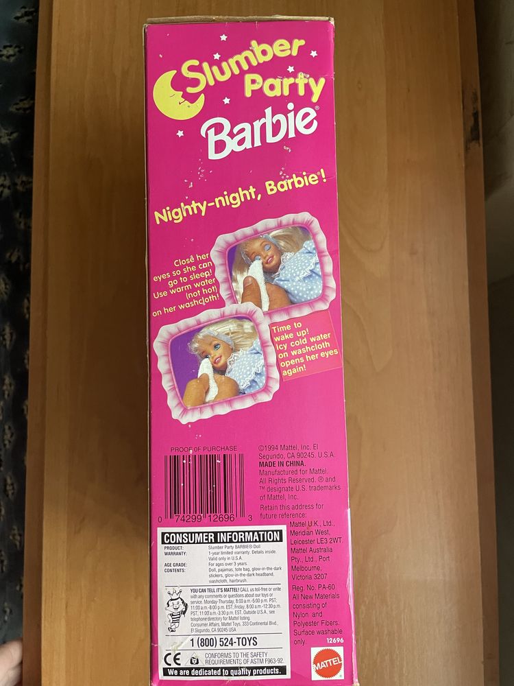 Barbie slumber party Барби 90-х