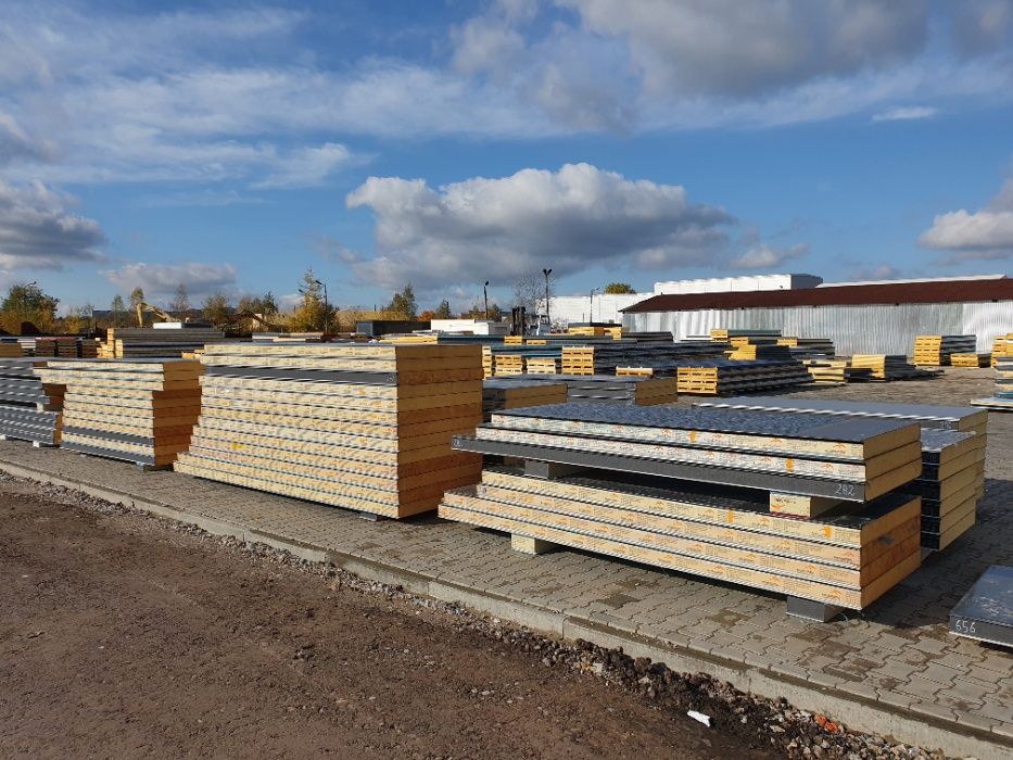 Płyta warstwowa obornicka Prekon Płyty PUR ścienne i dachowe NOWE