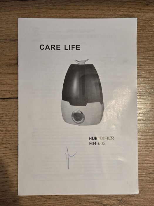 Nawilżacz Powietrza Care Life MH-602 (5,8L) z Jonizacją i Higrostatem
