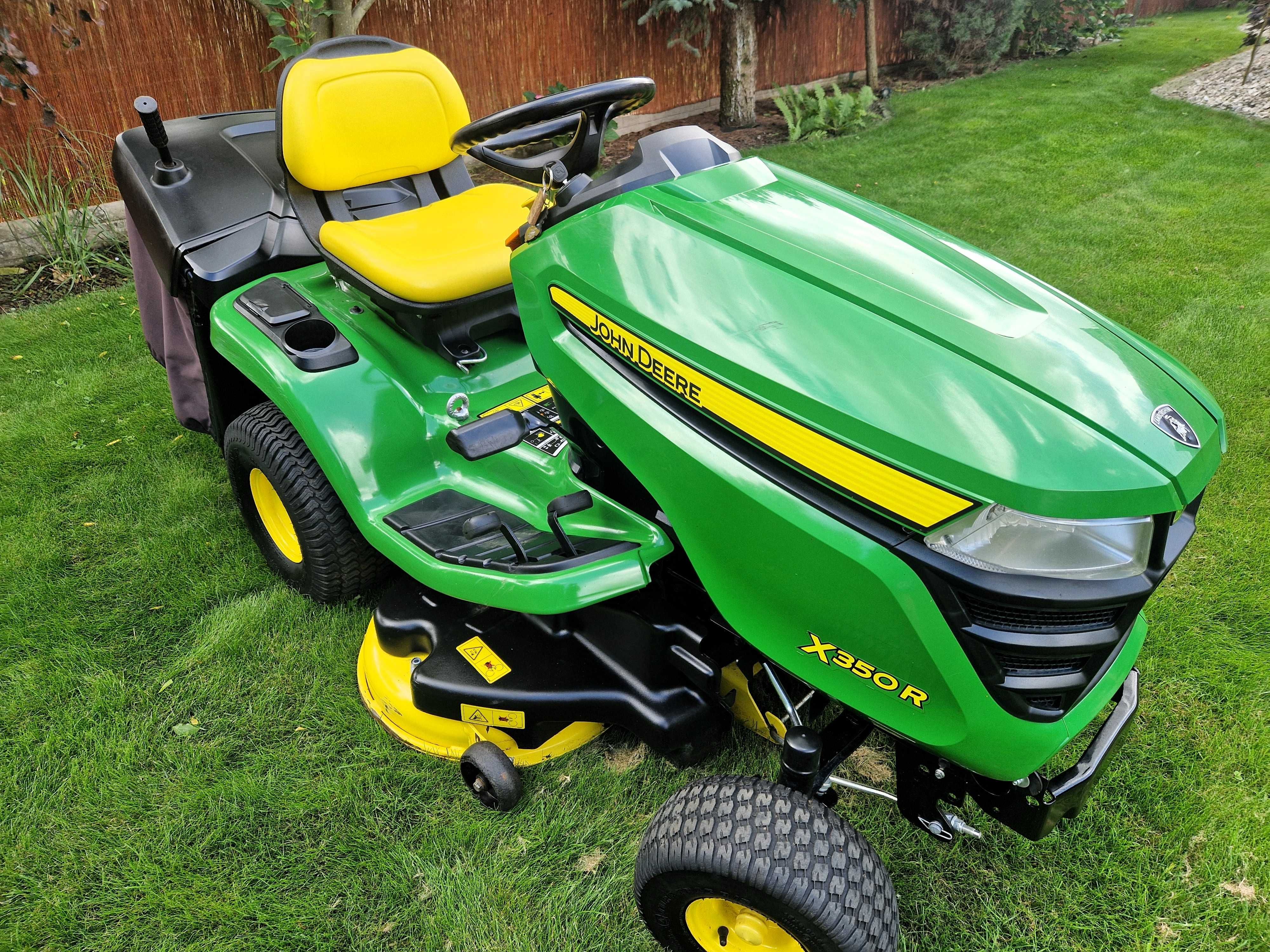 Traktorek kosiarka John Deere x350 r - nowy model stan znakomity!!
