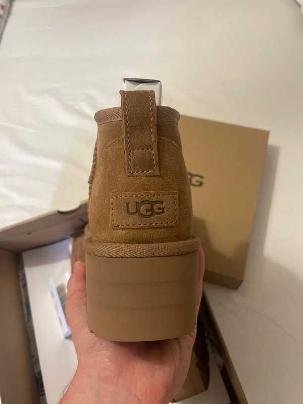 UGG Classic Ultra Mini Platform Boot Chestnut R-39