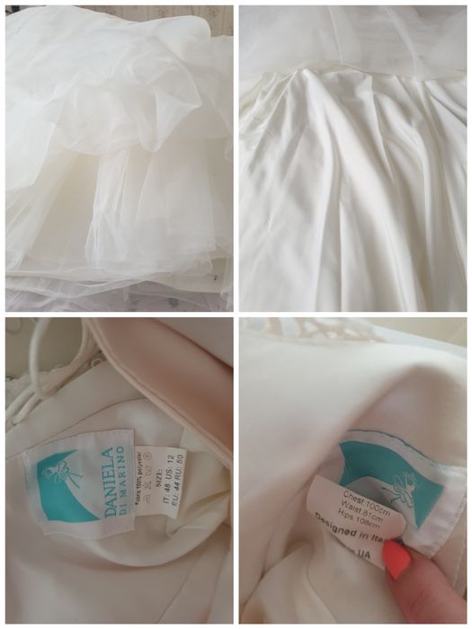 Suknia ślubna Daniela Di Marino - Alberdi r 40-44. IVORY BOHO koronka