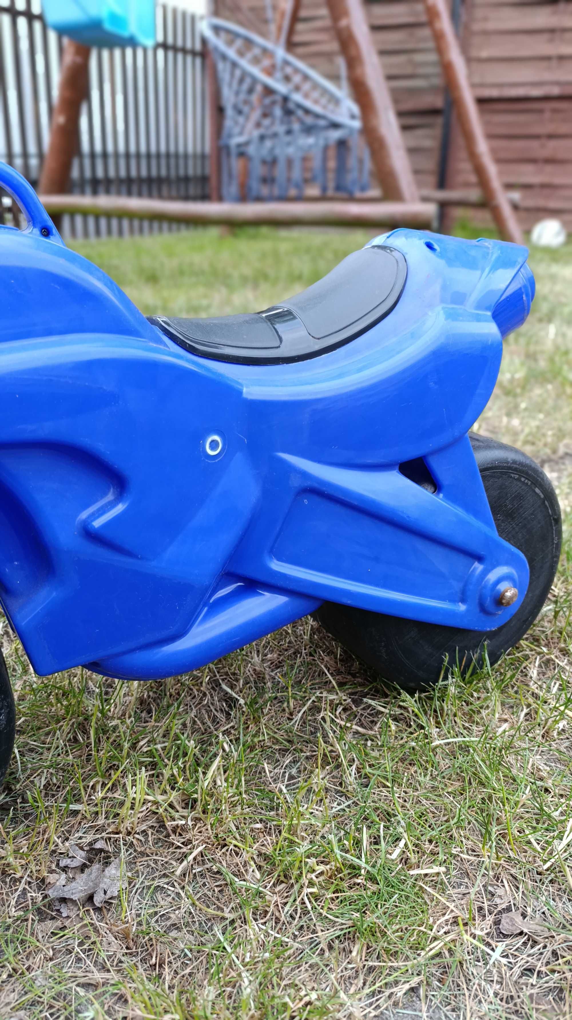 Motor motorek dziecięcy jeździk rowerek biegowy plastikowy dla chłopca