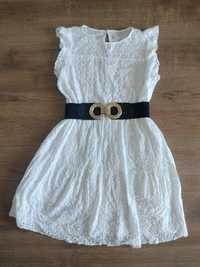 Biała sukienka na lato rozmiar S