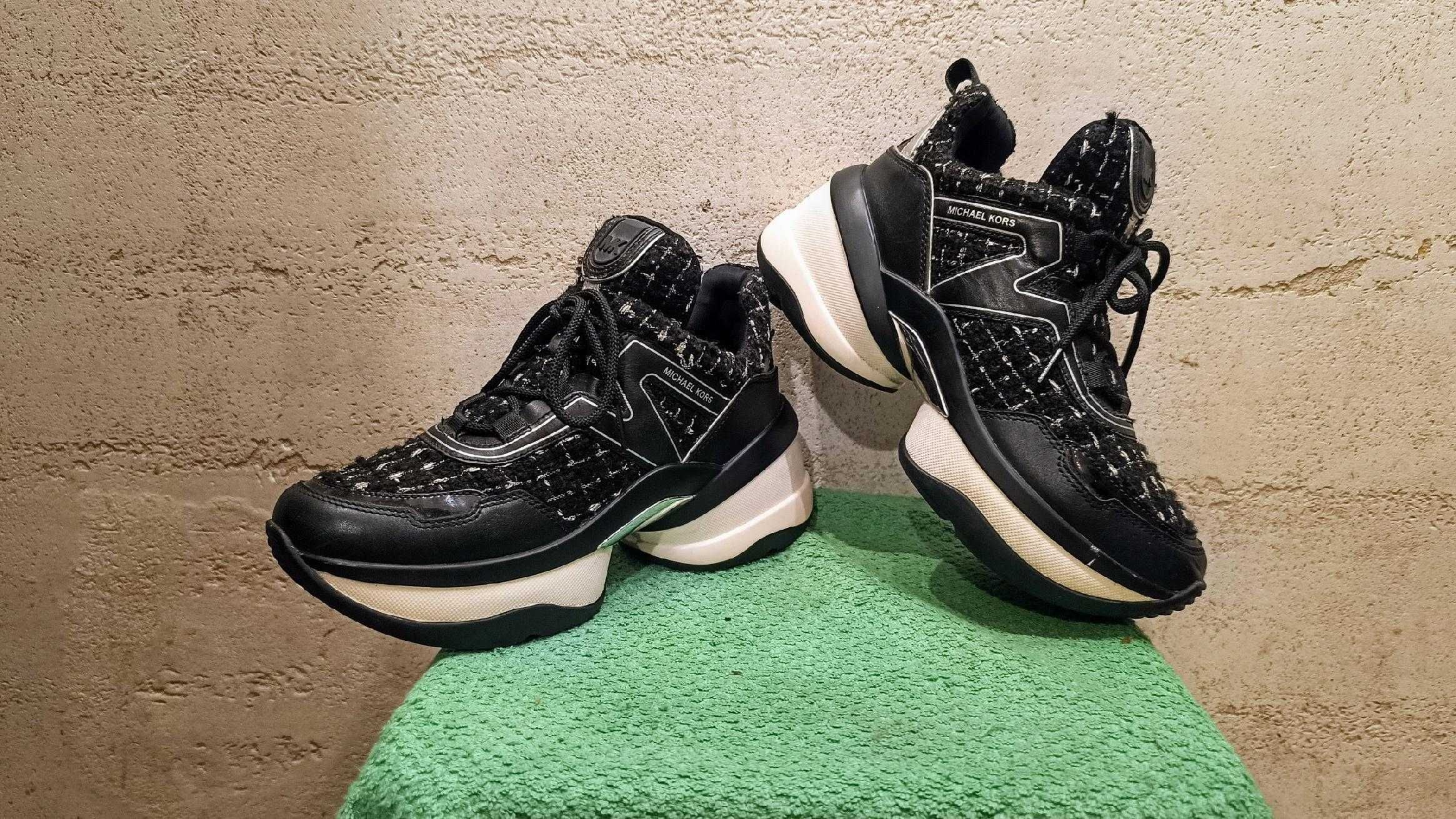 Damskie sneakersy MICHAEL KORS OLIMPIA TRAINER r.39 skóra stan b.dobry