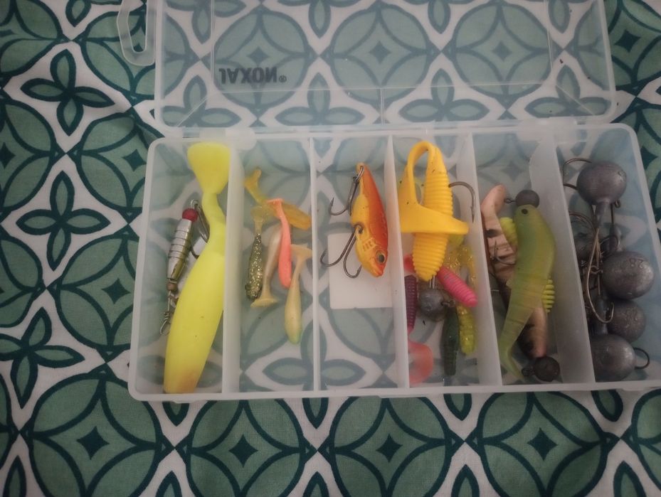 pudełko z przynętami