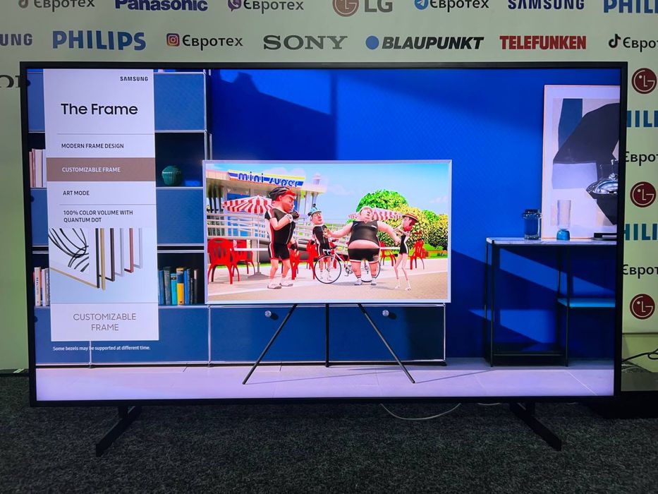 Телевізор, Samsung The Frame 55” дюйм QLED 4K Smart TV, гарантія 1 рік