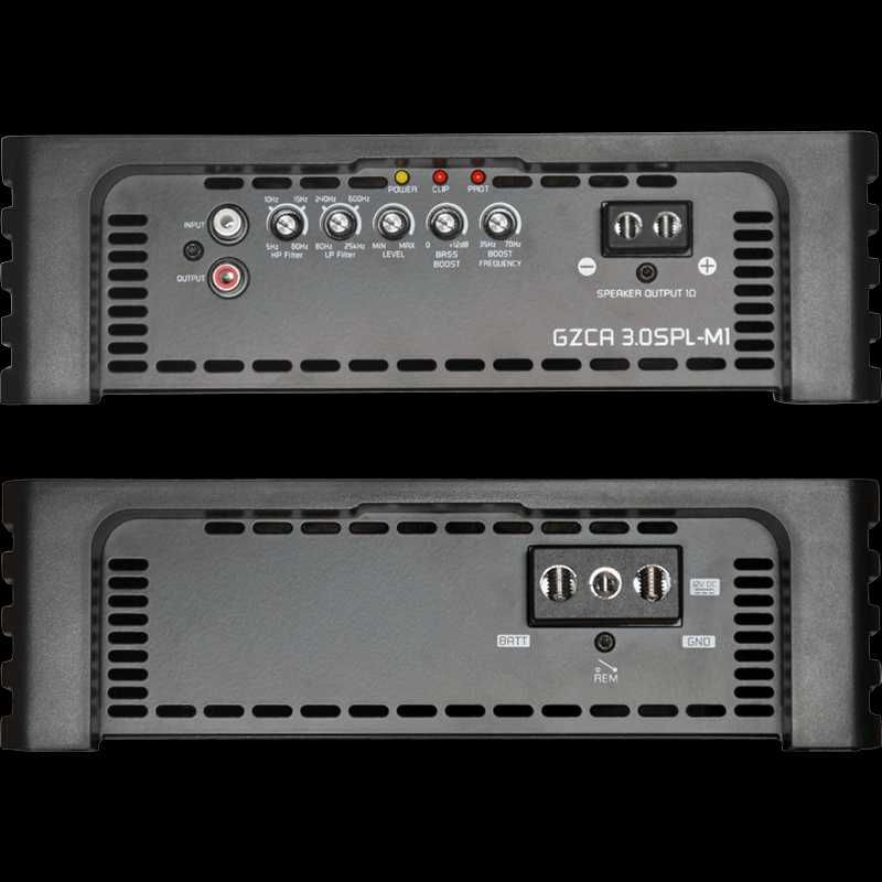 Wzmacniacz samochodowy 1-kanałowy Ground Zero GZCA 3.0 SPL M1 3000 W
