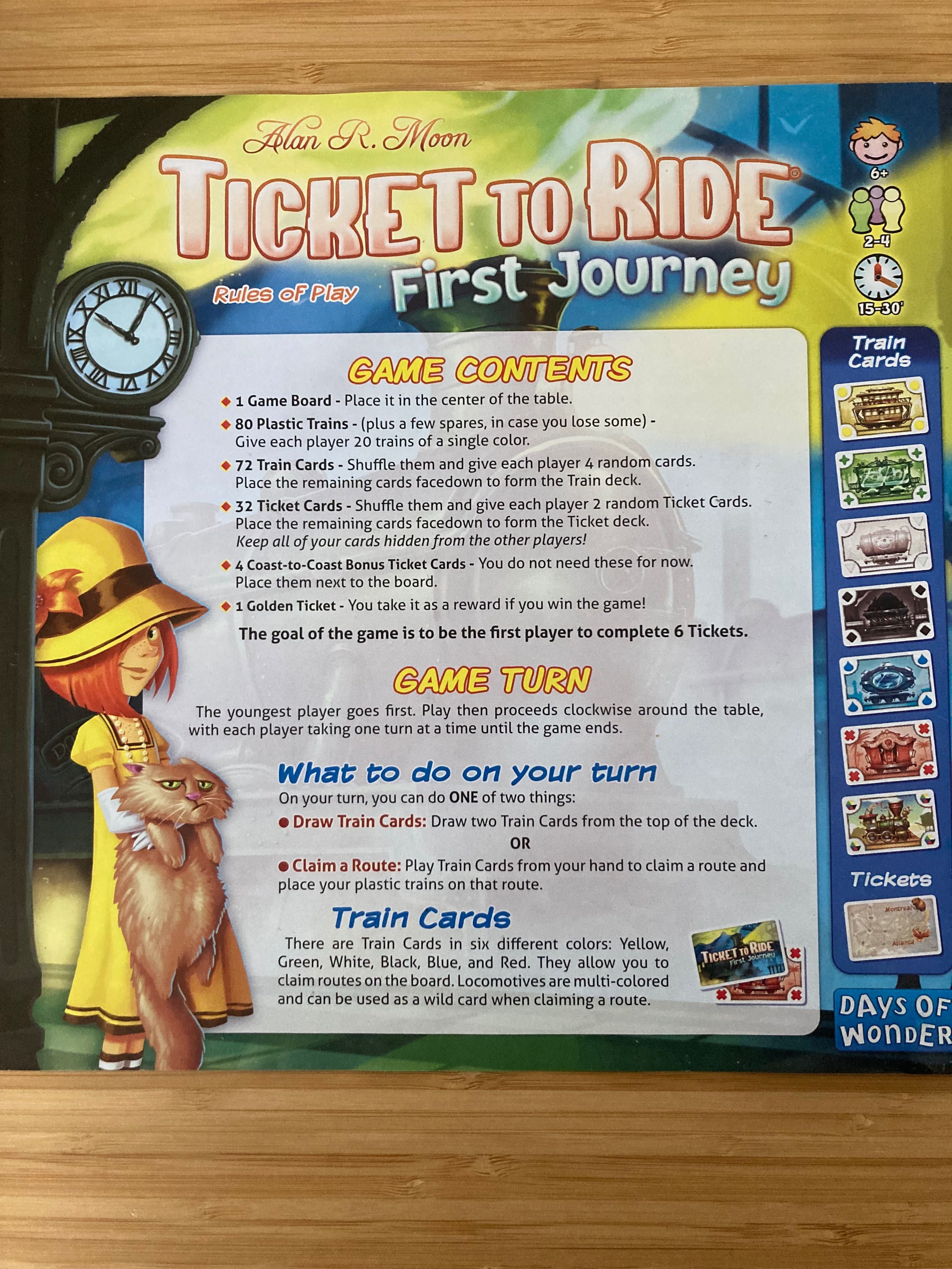 Ticket to Ride—A minha primeira viagem
