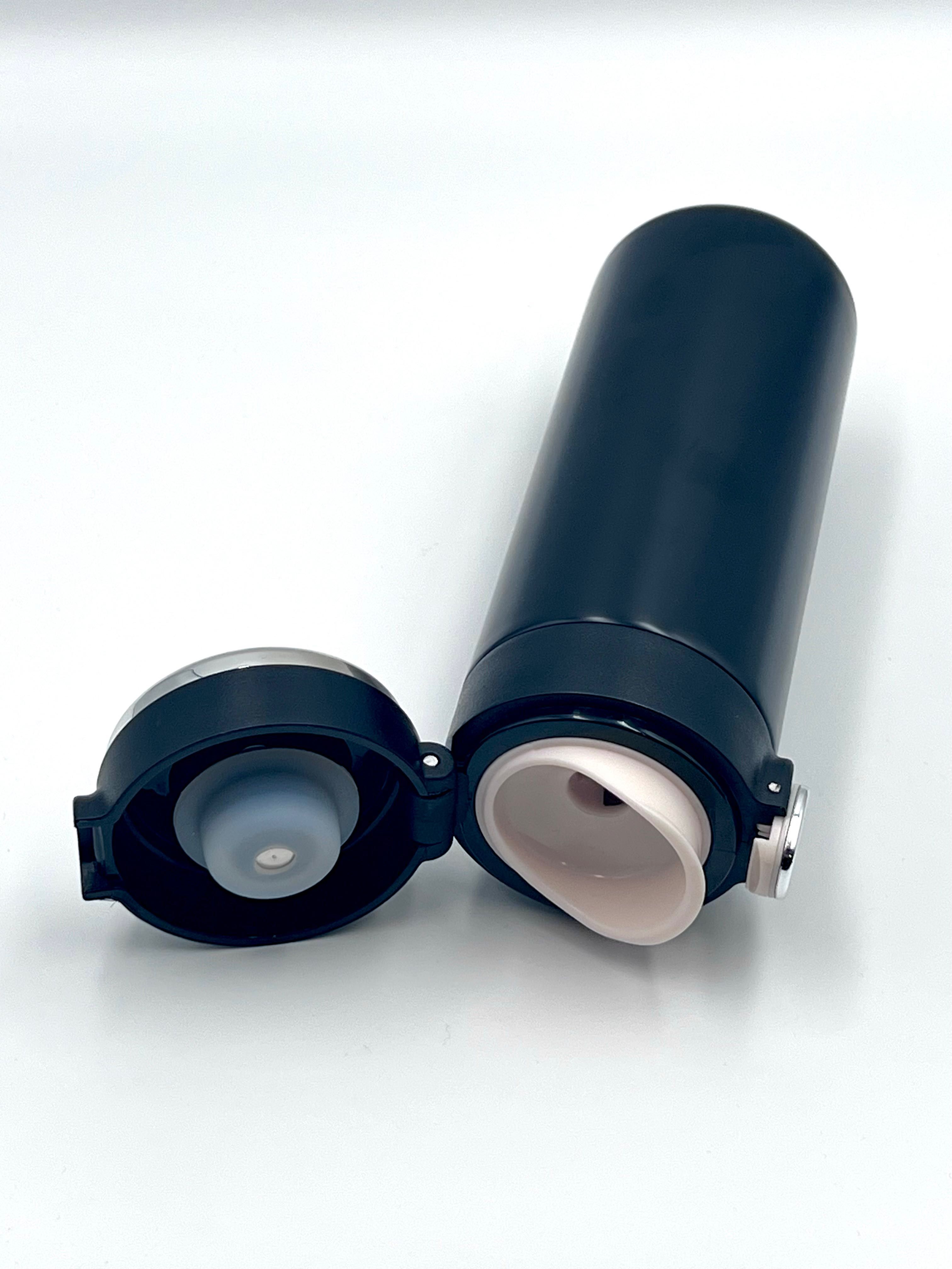 Kubek termiczny z ustnikiem 420ml z LCD na DZIEŃ DZIADKA / BABCI