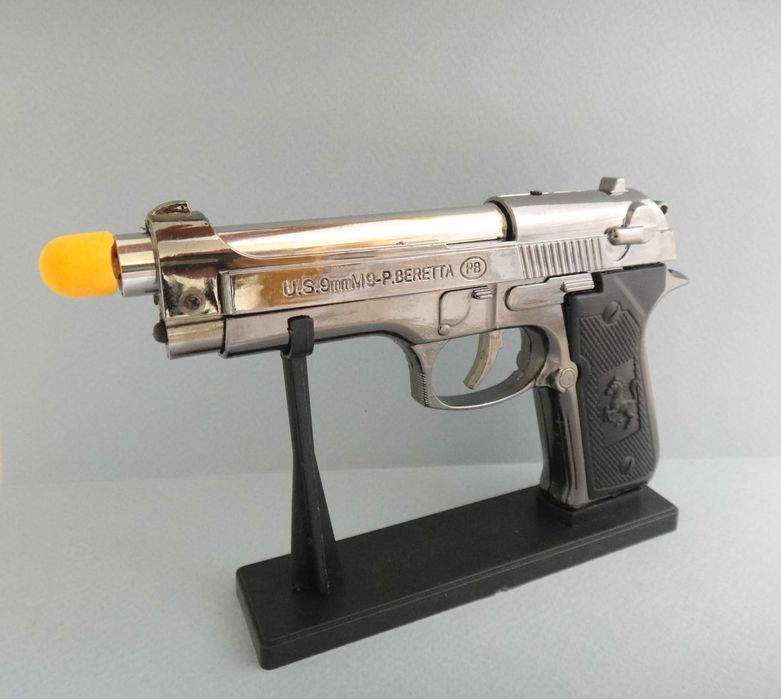 Зажигалка газовая пьезо турбо пламя Беретта