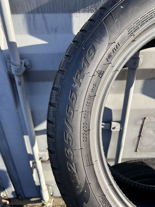 235/55 R19 Pirelli 4шт (RunFlat) 2021рік 5.8мм-6.3мм залишок