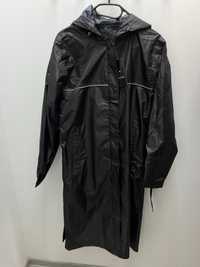 Czarny płaszcz przeciwdeszczowy roz.XL