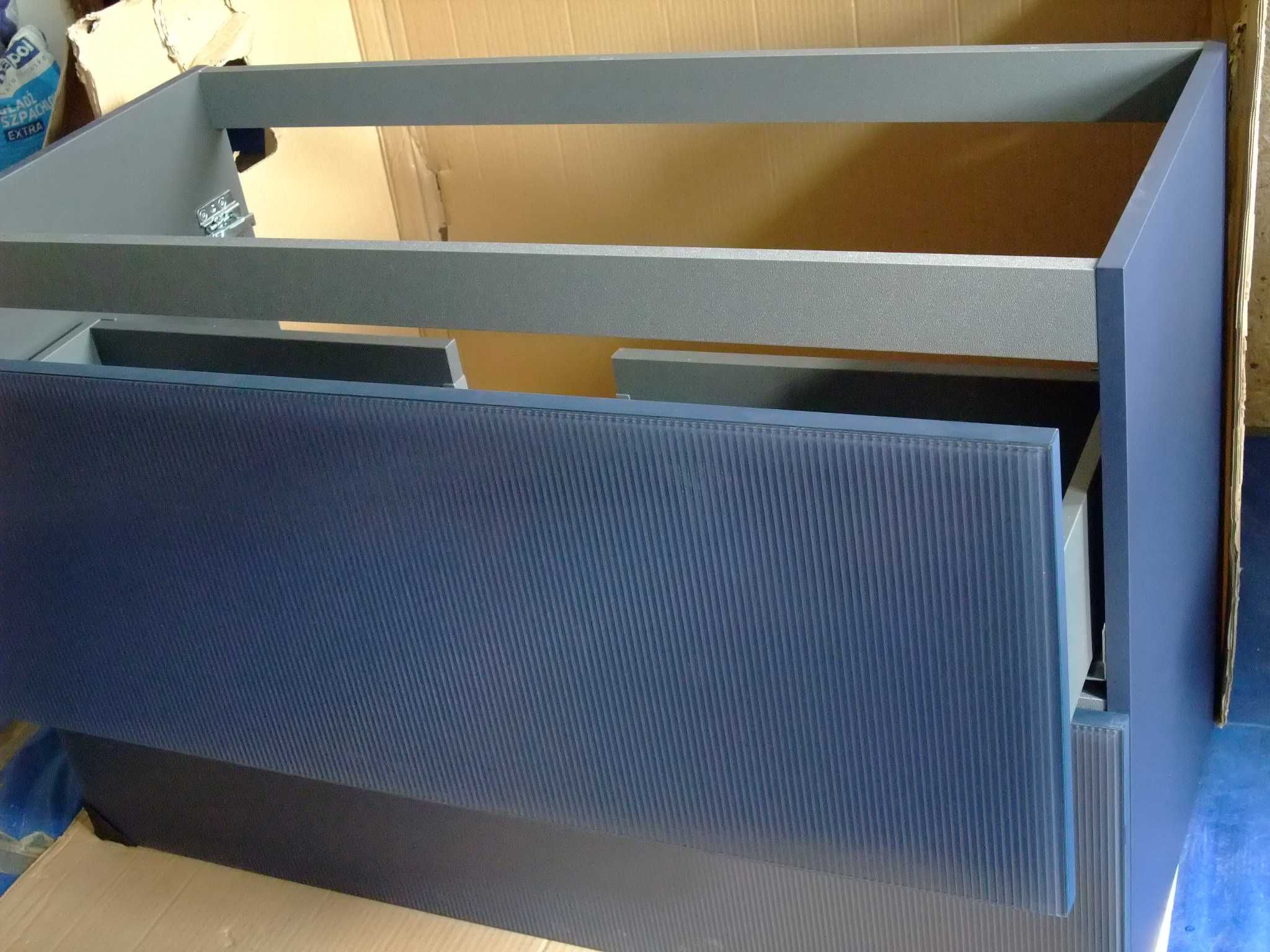 Szafka łazienkowa pod umywalkę ELITA model SOHO 100 black matt, nowa