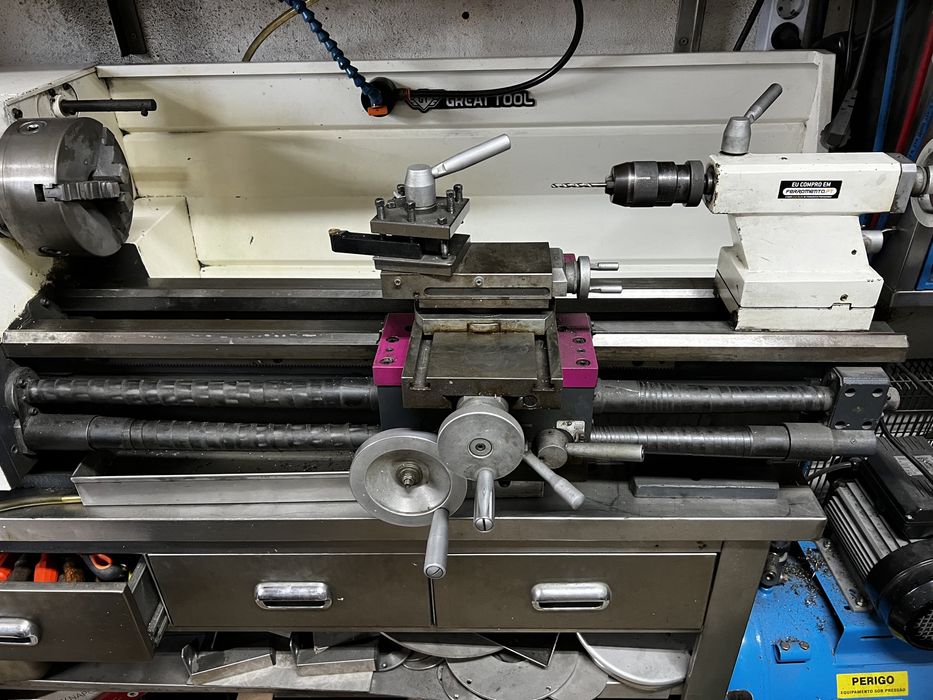 Torno Mecânico 230V 1,5kW Optimum TU3008V