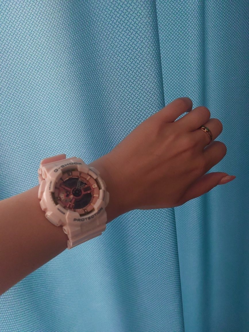 Zegarek Casio pudrowy róż