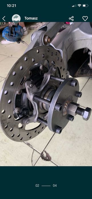 Ściągacz piasty dyfra przekładni bmw k1200 k1300 GS 1200 dyferencjału