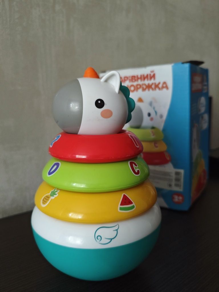 Розвиваюча іграшка-неваляшка Єдиноріг Limo toy