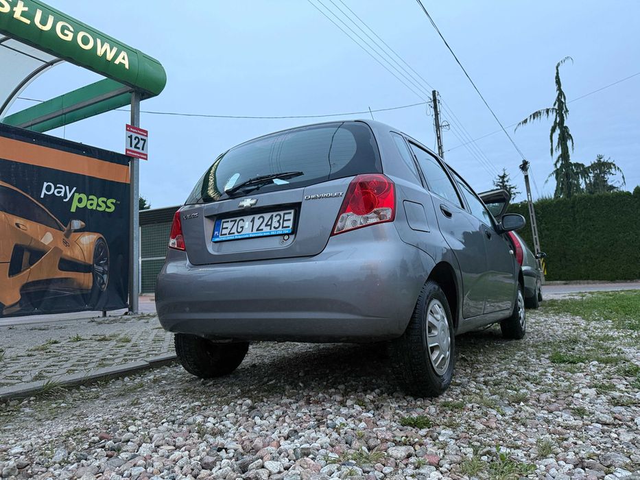 Chevrolet Kalos Aveo 1.2 2005r. Klimatyzacja 5drzwi Zadbany