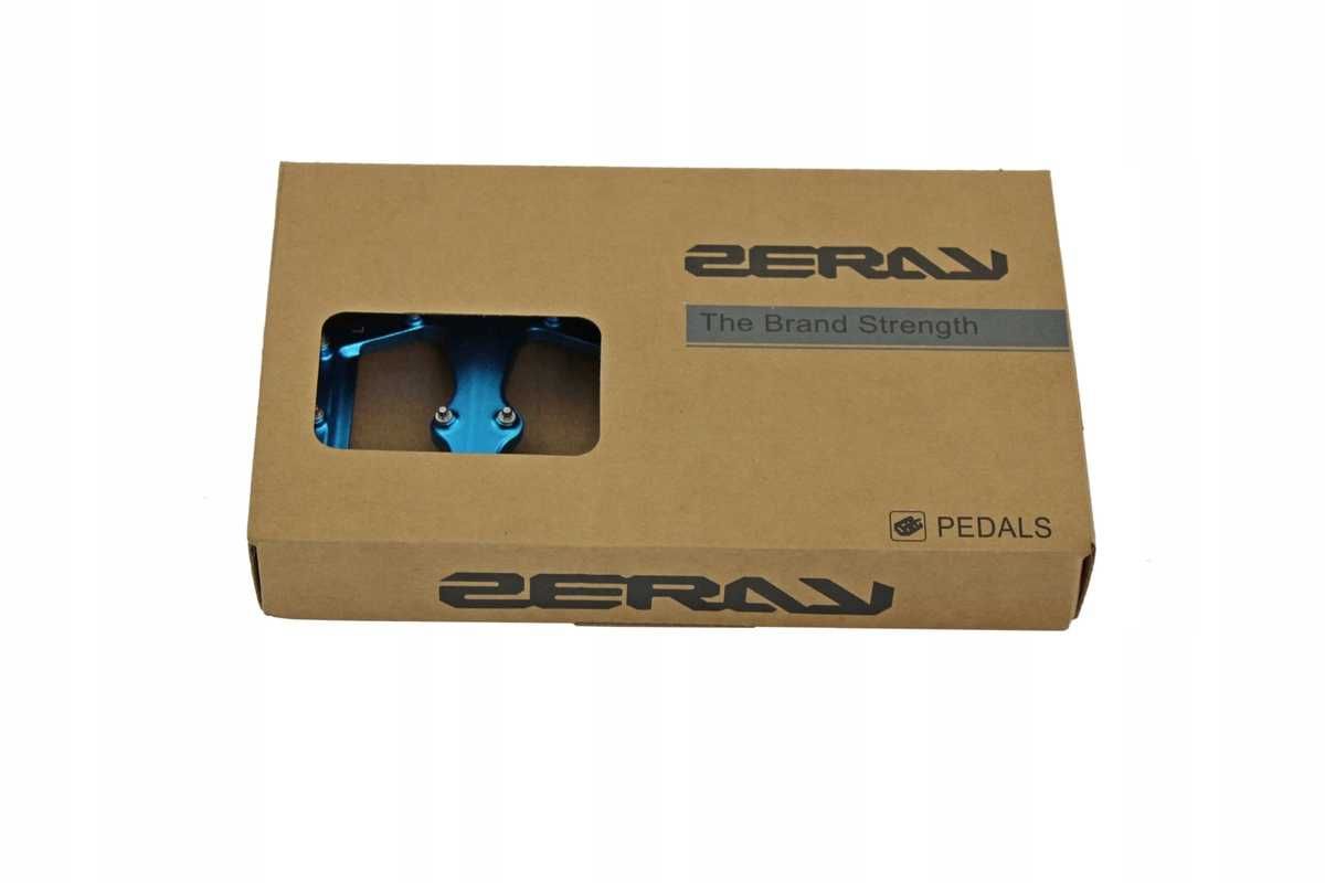 NOWE Pedały platformowe Zeray BMX/MTB ZP-D267 ZIELONY wersja BOX Krk