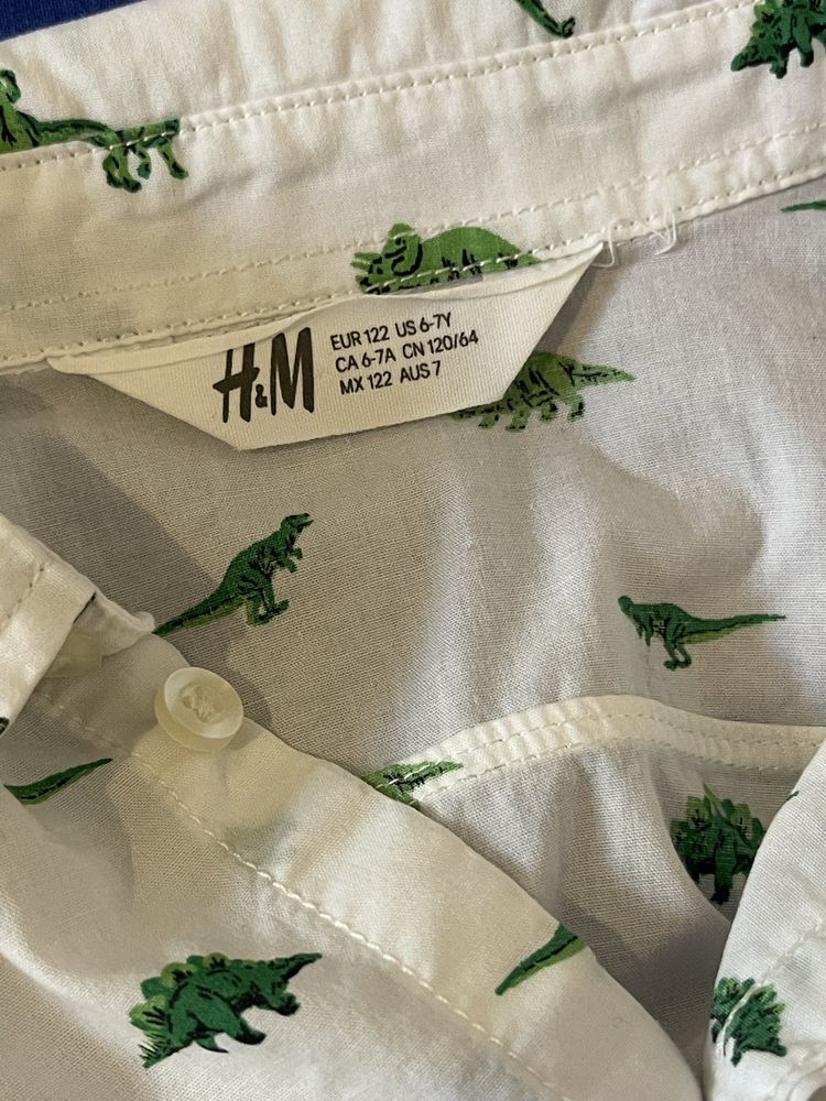 Рубашка для хлопчика H&M на 6-7 років