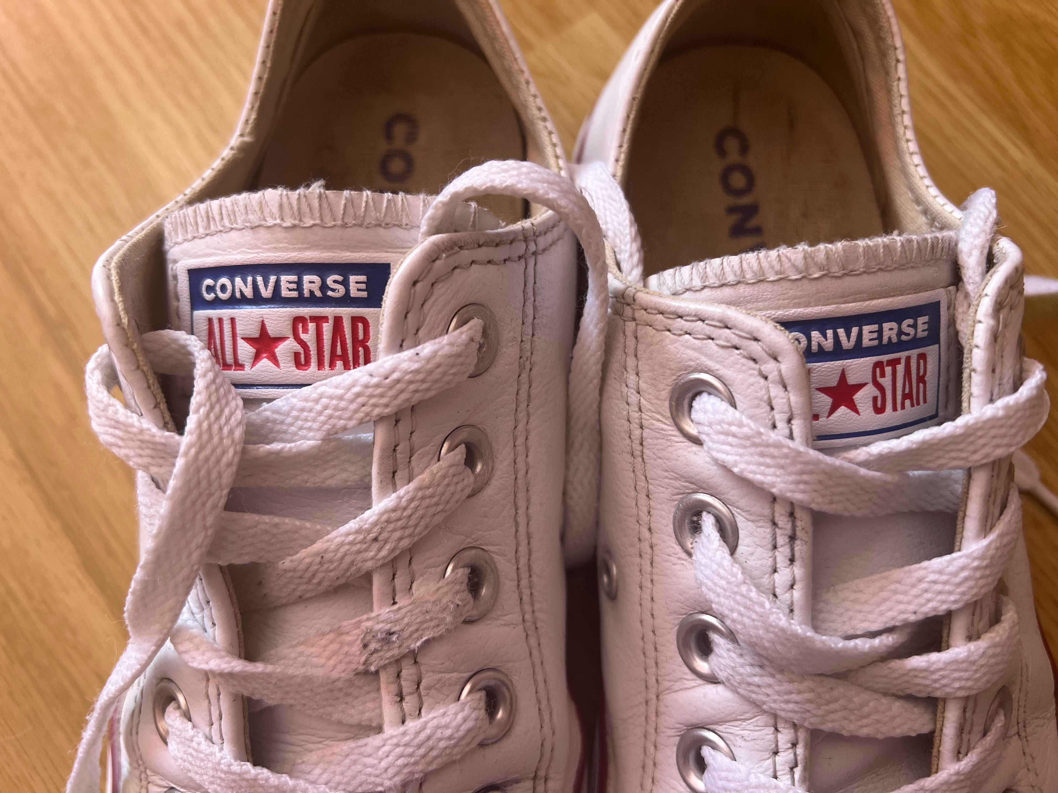 Шкіряні кеди Converse all star