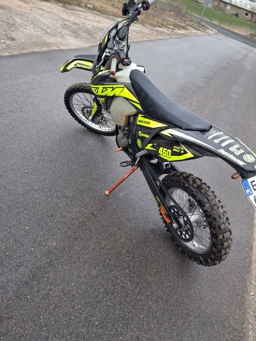 KTM EXC 450 na wtrysku ubezpieczony zarejestrowany