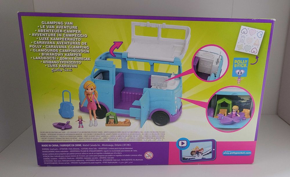 Polly Pocket zestaw Biwakowy Kamper Glamping Van Mattel